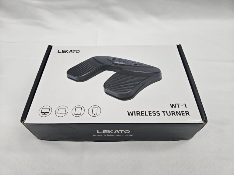 Lekato WT-1 bezdrôtový pedál na otáčanie strán