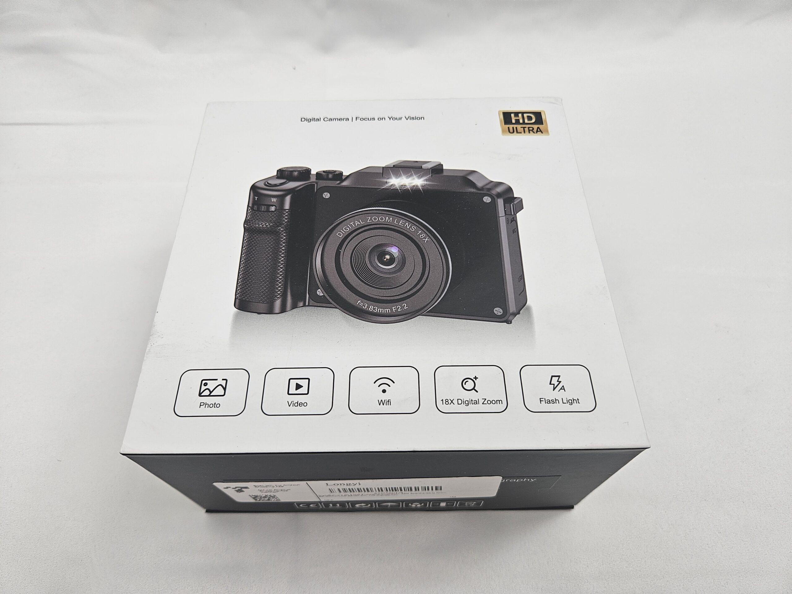 Digitálny fotoaparát 5K Ultra HD s Wi-Fi a 18× zoomom – Obrázok 3