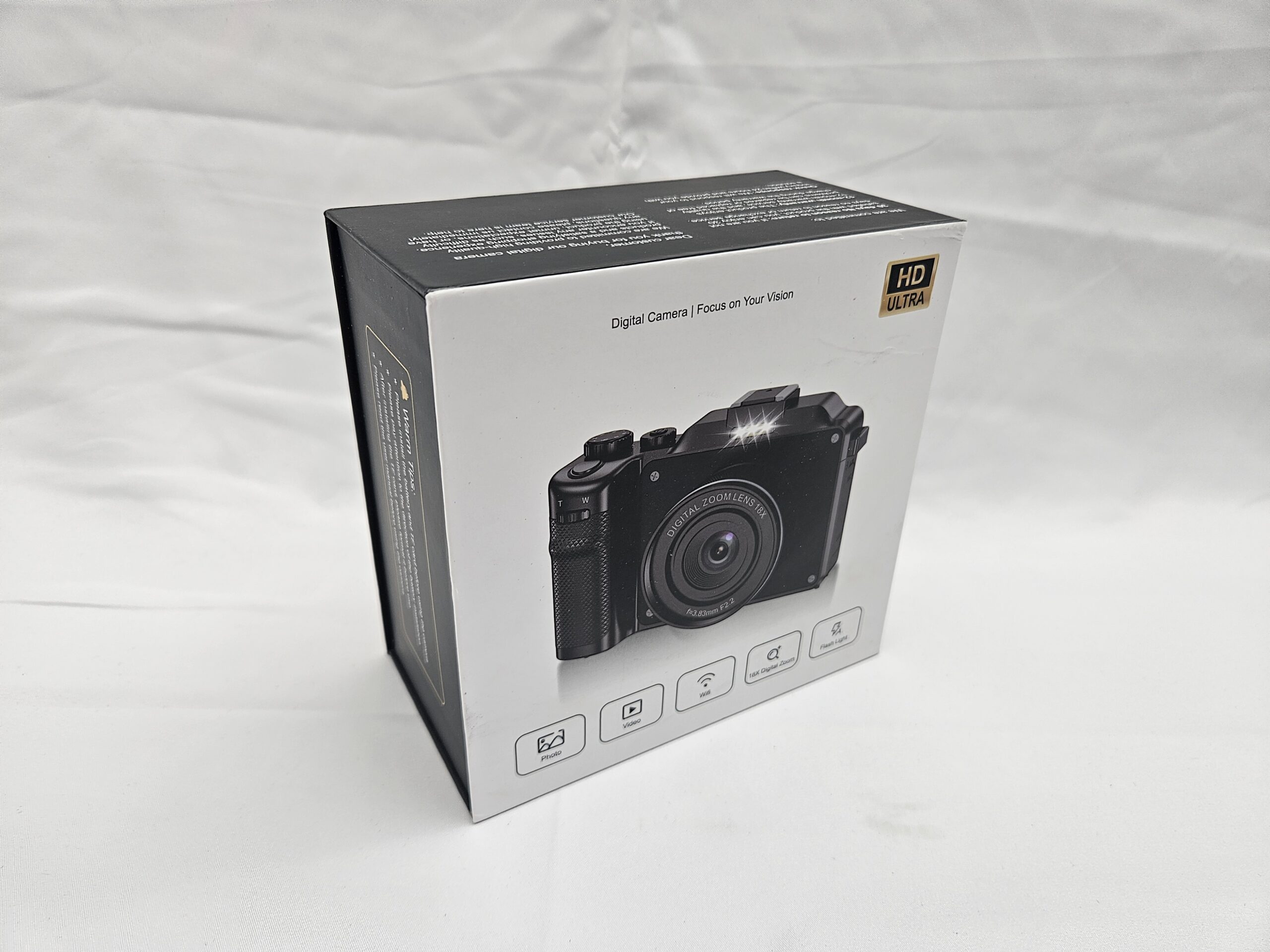 Digitálny fotoaparát 5K Ultra HD s Wi-Fi a 18× zoomom – Obrázok 4