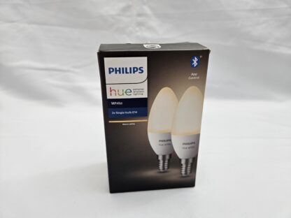 Philips Hue White E14 – 2 ks smart LED žiarovky, teplá biela