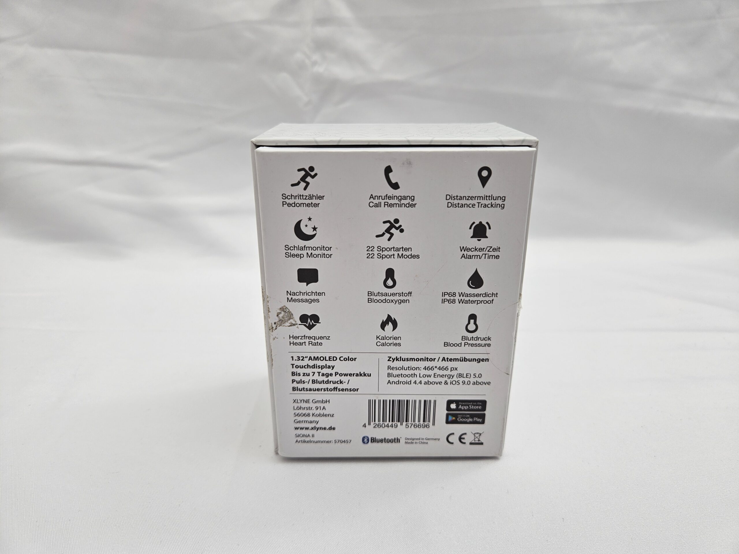 XCOAST SIONA II – dámske smart hodinky so strieborným kovovým remienkom – Obrázok 4