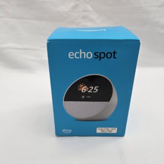 Amazon Echo Spot – smart budík s Alexou, Glacier White