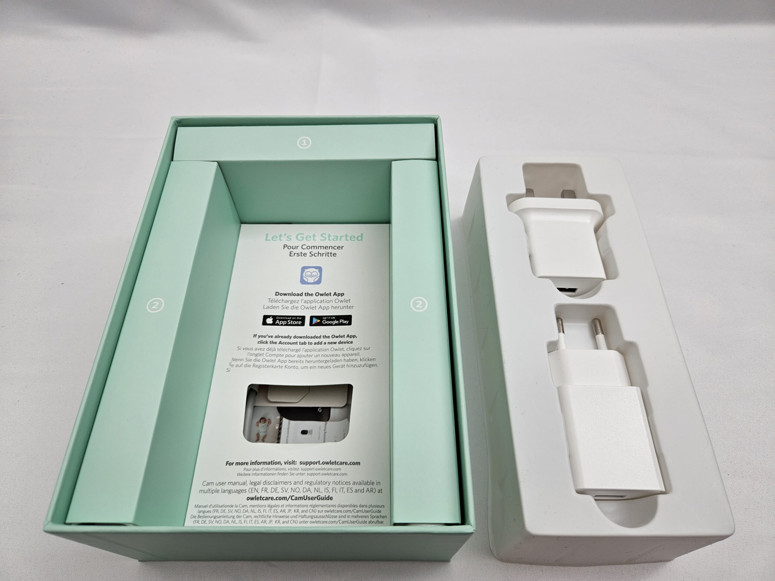 Owlet Cam 2 smart detská kamera - biela – Obrázok 3