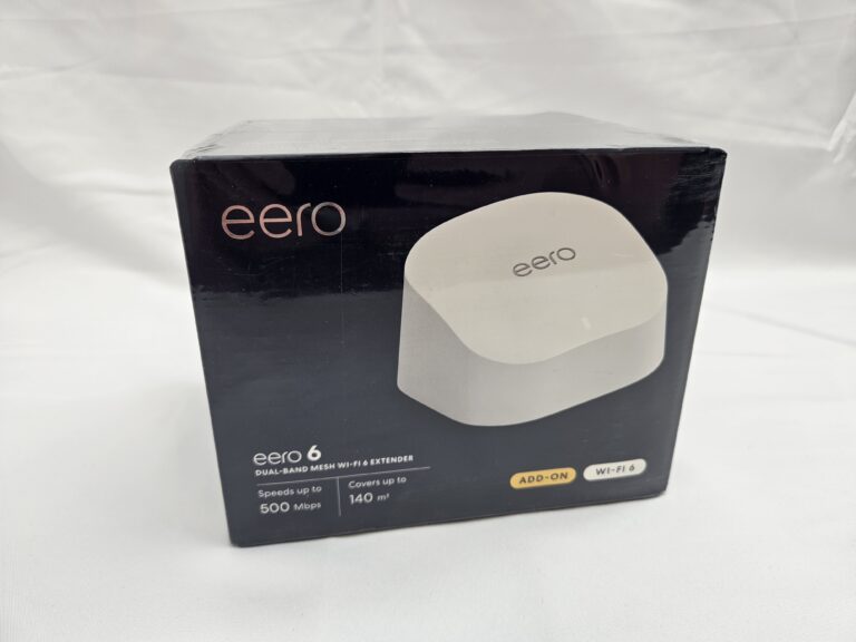 Amazon eero 6 Extender – dual-band mesh Wi-Fi 6 rozširovač s pokrytím do 140 m²
