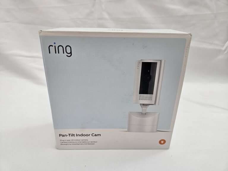 Ring Pan‑Tilt Indoor Cam – otočná vnútorná bezpečnostná kamera s manuálnym krytom súkromia