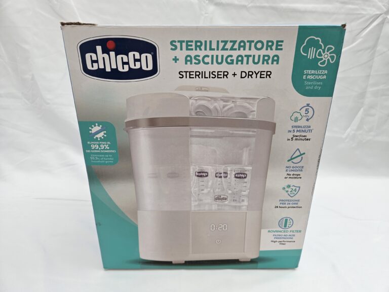 Chicco Steriliser + Dryer – sterilizátor a sušička dojčenských fliaš so 4 programami