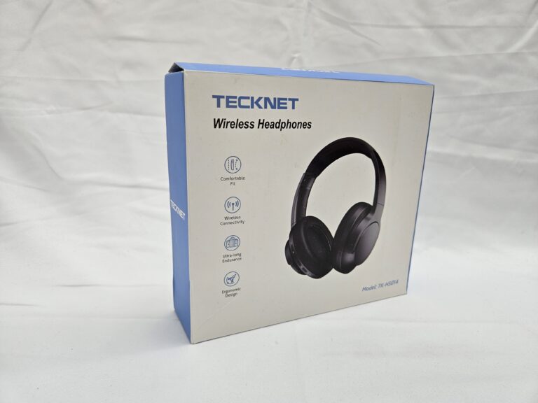 TECKNET TK-HS014 bezdrôtové slúchadlá cez uši – čierne