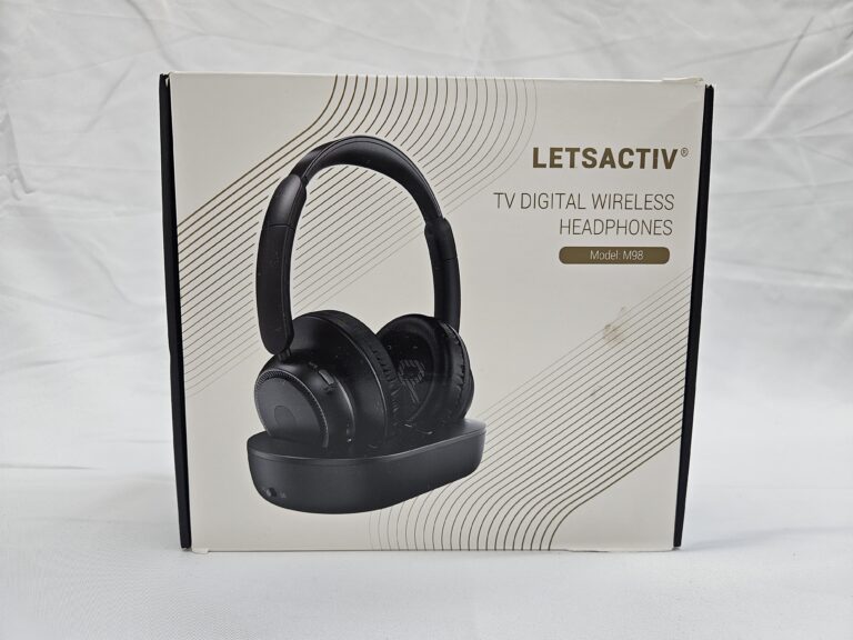 LETSACTIV M98 – bezdrôtové TV slúchadlá s nabíjacou stanicou