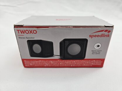 Speedlink TWOXO stereo reproduktory 5 W RMS – čierne