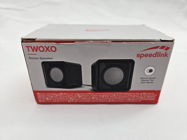 Speedlink TWOXO stereo reproduktory 5 W RMS – čierne