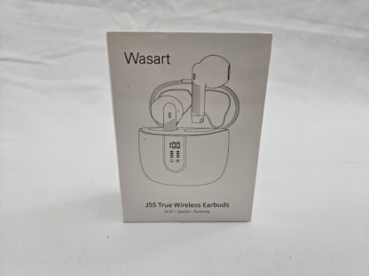 Wasart J55 True Wireless bezdrôtové slúchadlá s nabíjacím puzdrom – čierne