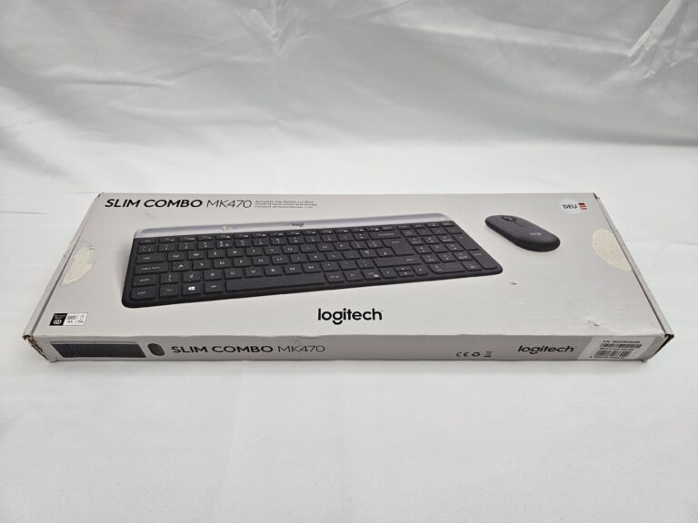 Logitech Slim Combo MK470 – bezdrôtová klávesnica a myš, nemecké QWERTZ