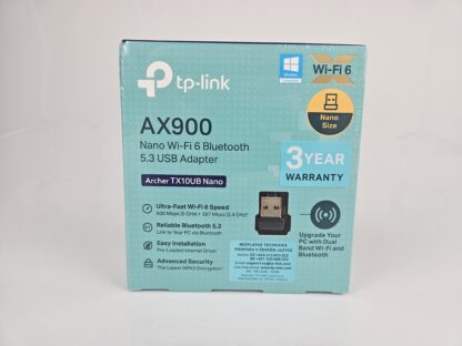 TP-Link Archer TX10UB Nano – nano USB adaptér Wi-Fi 6 AX900 a Bluetooth 5.3