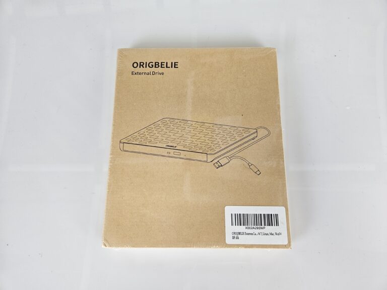 ORIGBELIE TP520 – externá USB-C DVD/CD mechanika, ultratenká