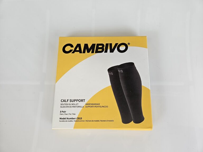 Cambivo CS13 – lýtkové kompresné návleky Calf Support, 2 páry, telová farba, veľkosť L