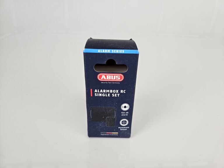 ABUS Alarmbox RC SingleSet – kompaktný alarm na bicykel s diaľkovým ovládaním, 100 dB