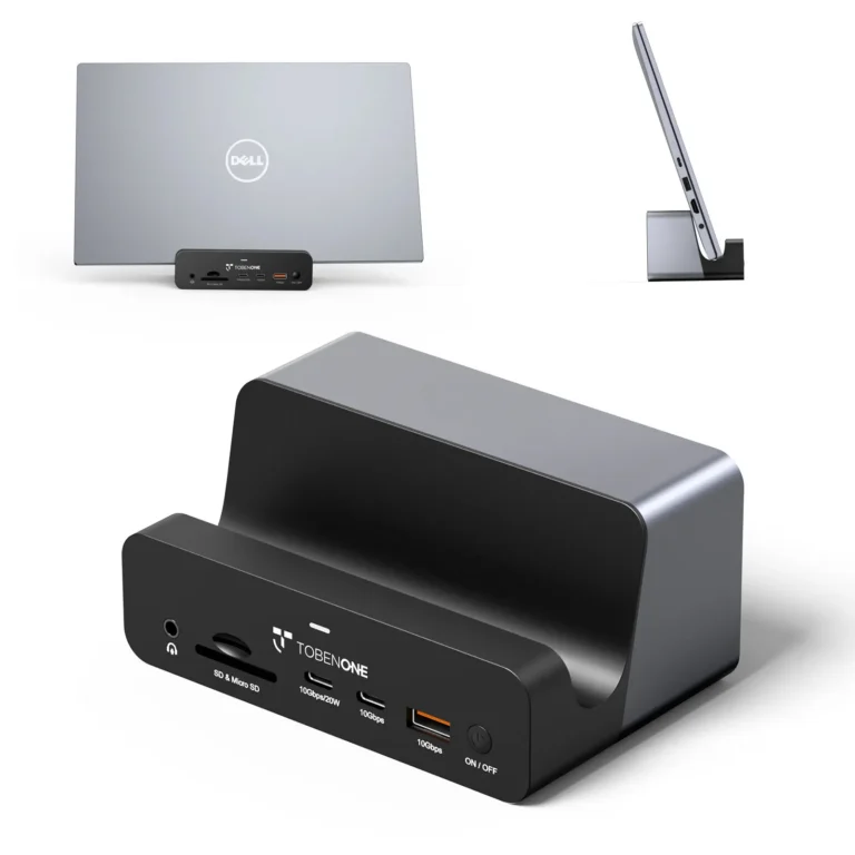 TobenONE UDS040W – USB-C dokovacia stanica 18v1 pre 3 monitory, 150 W